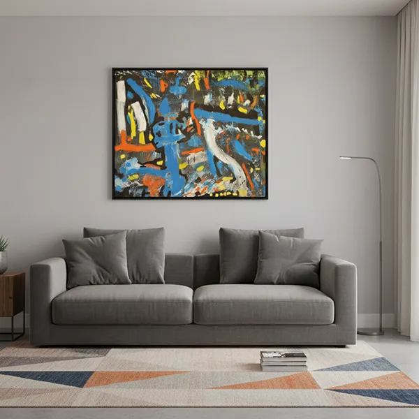 SANS TITRE - Rhythm in Blue and Orange